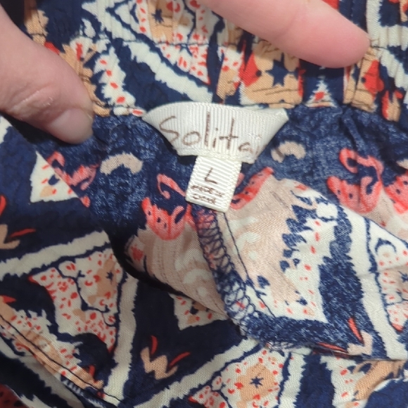 Solitaire Vibrant Patterned Pants - Picture 5 of 6